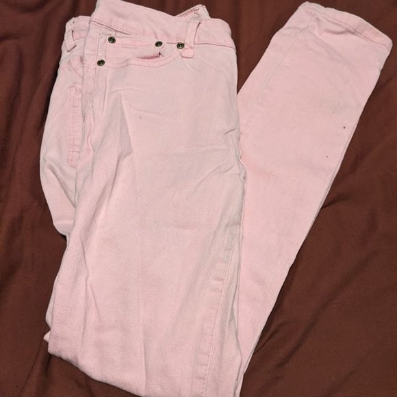 Pink Skinny Jeans - Picture 1 of 2